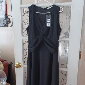 Elegant Black Maxi Dress Women's Size Large
